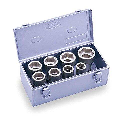 前田金属工業 ※TONE インパクト用ロングソケットセット (メタルトレーケース仕様) 8pcs NV608L   8100 3876799