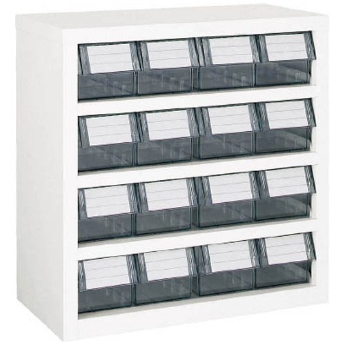 TRUSCO トラスコ中山 横型バンラックケースM型 592X307XH609 4列4段 W TM-44BN 1台