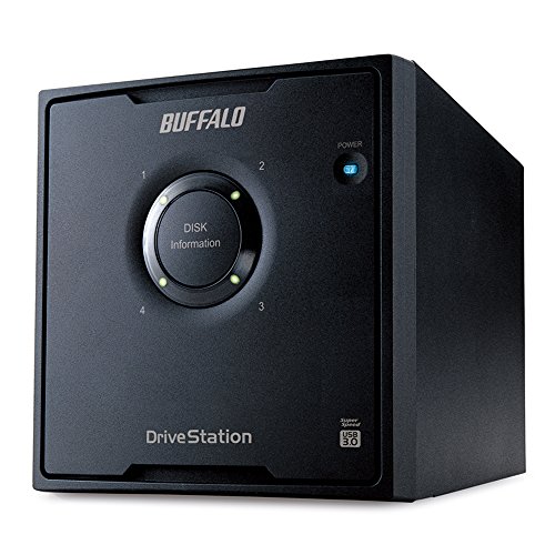 BUFFALO バッファロー ドライブステーション RAID 5機能搭載 USB3.0用 外付ハードディスク 4ドライブ 12TB(HD-QL12TU3/R5J)