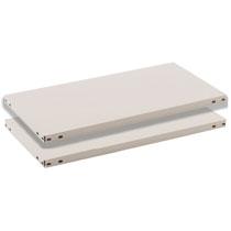ライオン事務器 軽量物品棚(上下棚板セット 1200×450)(LE-J1245)
