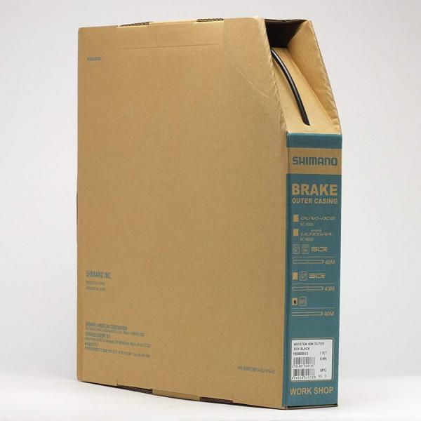SHIMANO シマノ Mシステムブレーキアウターボックス (φ5mmX40m/ブラック)【沖縄・離島への配送不可】