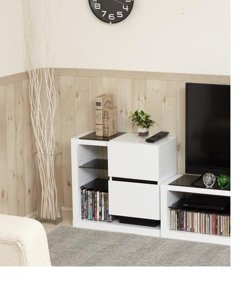 KUROSHIO クロシオ 【75307】 鏡面扉付ラック W60 【北海道、沖縄、離島配達不可】