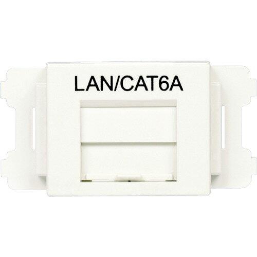 パンドウイットコーポレーション パンドウイット JISプレート用シャッター付きアダプタ 白 LAN・CAT6A 7,765円