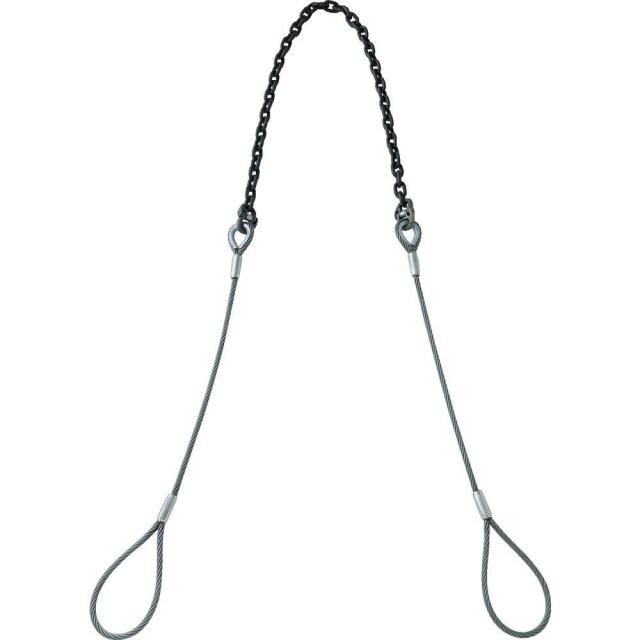TRUSCO トラスコ中山 TRUSCO 玉掛ワイヤチェーンスリング(コンビスリング) Φ16X1.5M C