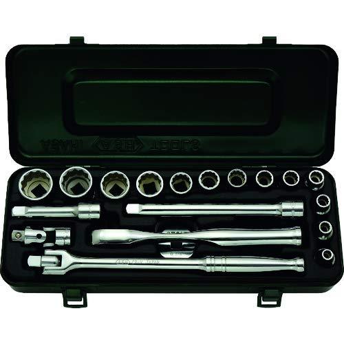 旭金属工業 ASH レボウェイブ12角ソケットセット3/8(9.5)×19PCS