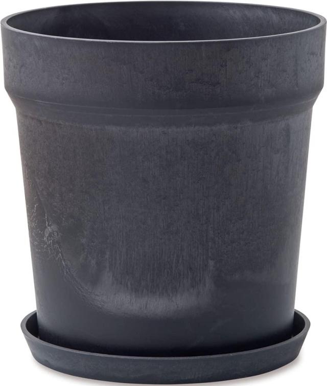 ポッシュリビング(Posh Living) ポッシュリビング アーバンプランツポット ソリッド チャコール Φ32.5×H34cm 81054