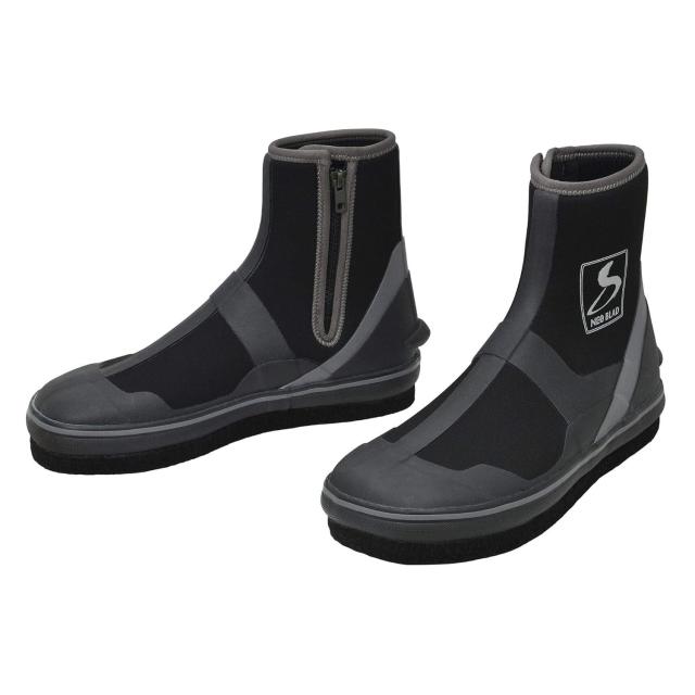 大橋漁具 NEB シューズ STD CW 中丸 BK×SL L