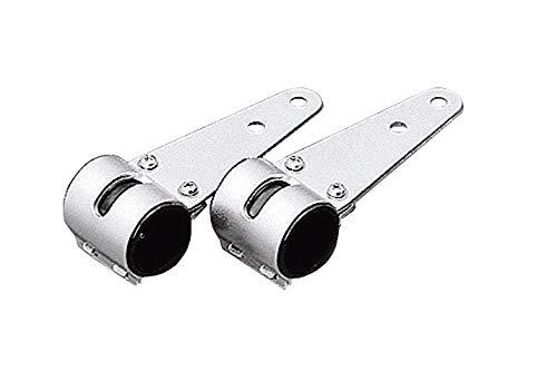 KIJIMA キジマ 【必ず購入前に仕様をご確認下さい】ヘッドライトステー アルミ/SV   38-43 (205-0291S)