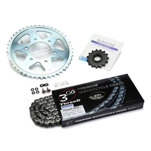 KUNIMI 国美コマース スプロケット＆チェーンキット 品番:KE41146 Z1-R(D2/D3)(525コンバート) サイズ:525