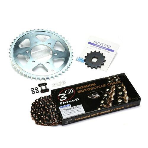 SUNSTAR サンスター スプロケット＆チェーンキット 品番:KE34148 XR250/BAJA  サイズ:520