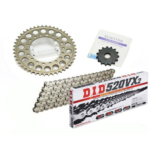 SUNSTAR サンスター スプロケット&チェーンキット 品番:KD3A802 GSX-R250R サイズ:520の通販は