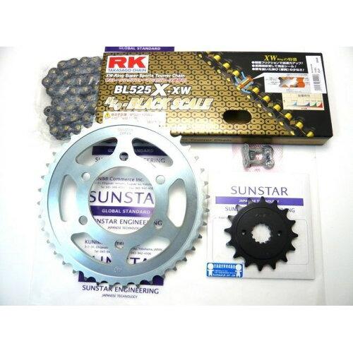 KUNIMI 国美コマース スプロケット＆チェーンキット 品番:KR40718 Z750GP(525コンバート) サイズ:525