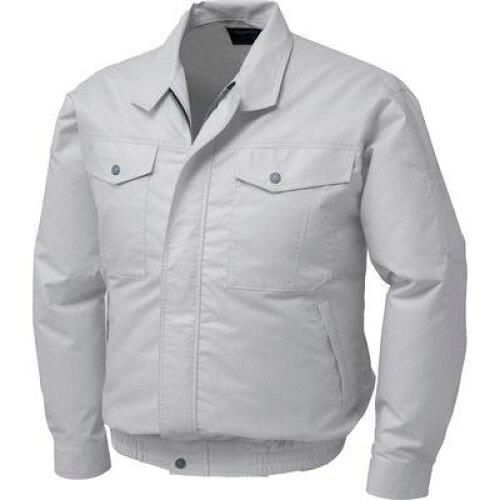 KUCHOFUKU 空調服 空調服 綿・ポリ混紡制電ウエアのみ シルバー 5L (KU91710C06S7 2336)