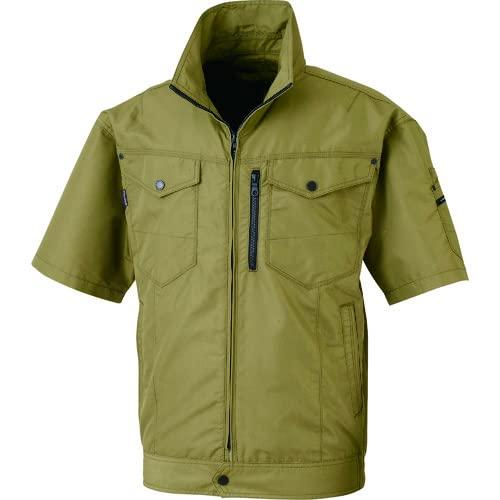 ビッグボーン商事 bigborn 空調風神服 半袖ジャケットカーキMサイズ (BK6078S21M 6449)