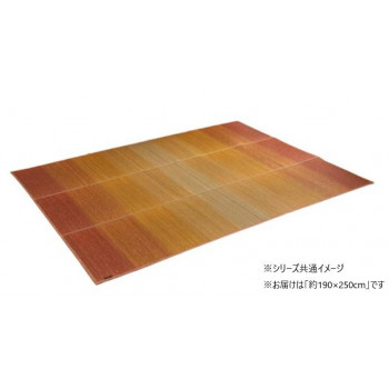 イケヒコ カーペット NCXクリア ラグ 小林製薬 コラボ 持続性抗菌剤 KOBA-GUARD 制菌 抗菌防臭 滑り止め 不織布 夏 い草 グラデーション オレンジ 約190×250cm #8480480の通販は 7,409円