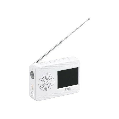 YAZAWA ヤザワ ヤザワ 3.2インチ手回し充電ワンセグテレビ(ホワイト) TV07WHの通販は