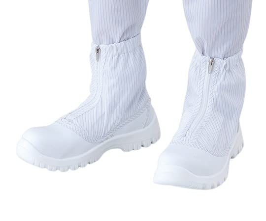 アズワン アズピュアクリーン安全ブーツ(ファスナー付き・ショートタイプ) 28.0cm  TCBS-SN 1足の通販は 7,102円