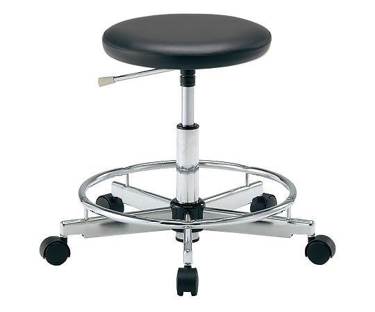 アズワン カラフルラウンドチェア ブラック  LRN-BKR 1個の通販は 26,375円