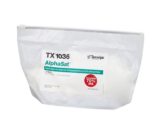 アズワン プリウェットワイパー AlphaSat 75枚入  TX1036 1袋(75枚入)