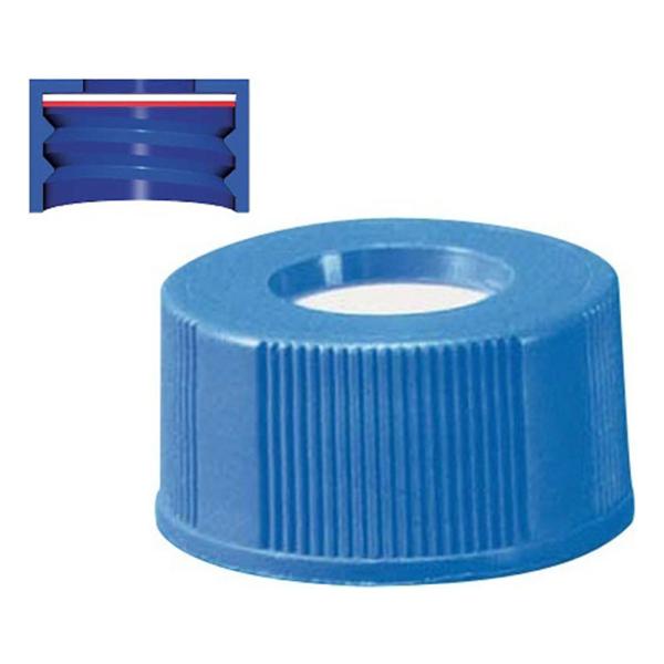 大阪ケミカル オートサンプラー用バイアル 青キャップ(セプタム付き/シリコン・PTFE) 100個入  A5395-09B 100個入の通販は