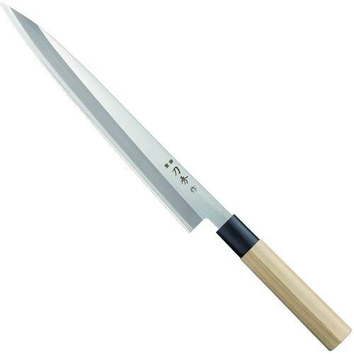 富士カトラリー 柳刃 左利き用 270mm 日本製 モリブデンバナジウム鋼 片刃 関西型の刺身庖丁 刀秀作 モリブデンバナジウム鋼和庖丁 FC-374