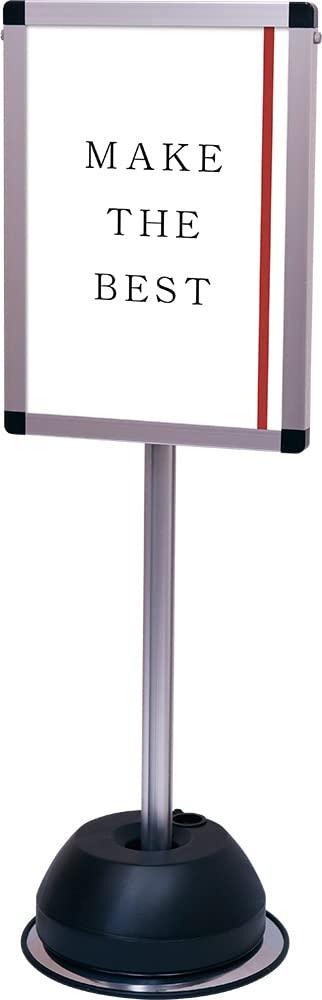 ... 屋外ポールサインスタンド A3片面 シルバー  OPSS-A3K 1台の通販は