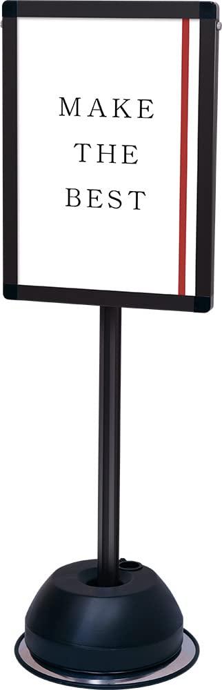 ... 屋外ポールサインスタンド A3片面 ブラック BOPSS-A3K 1台の通販は