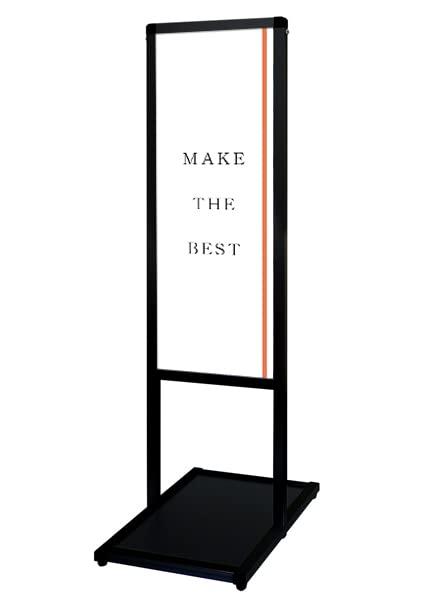 常磐精工 ブラックバリウスメッセージスタンド アクリルタイプ A3縦縦  BVAMSAC-A3TT 1台