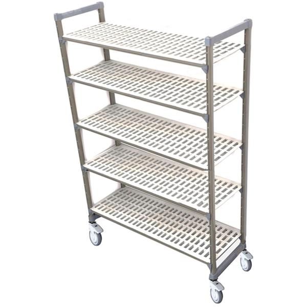 TKG テイケイジイ 遠藤商事 TR 610型移動式シェルビング5段1530×H1980【DTL5921】