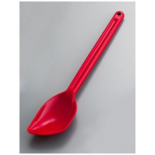 イイヅカ シリコンクリーンヘラ スプーン L380赤【WKL3102】
