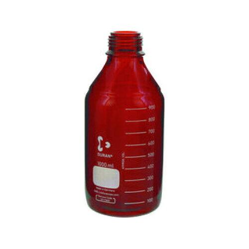 柴田科学 ねじ口びん(メジュームびん) 茶褐色 びんのみ 1L 017210-10004A 1箱(10個入)