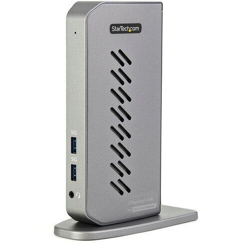 StarTech.com USB-C ＆ USB-A対応ドッキングステーション ノートパソコン拡張USB 3.0ドック 4K60Hz対応HDMI ＆ DiplayPortデュアルモニター/6ポートUSB-Aハブ/ギガビット有線LAN/USB 3.1/3.2 Gen 1/Windows ＆ Mac対応 DK30A2DHU