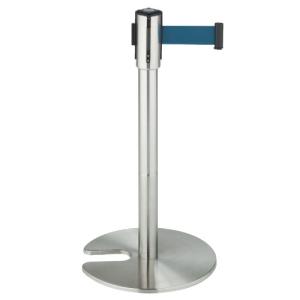 テラモト ジョイントパーテーションD ステン ベルト青 SU6609003の通販は