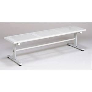 テラモト パンチングベンチ E-1500 背なし BC3012150