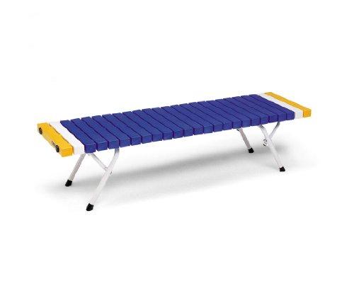 テラモト 折りたたみホームベンチ 1500 青  BC3024153の通販は