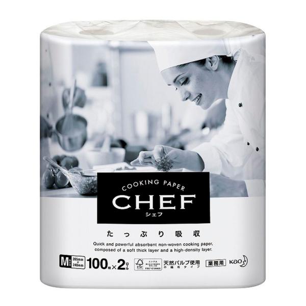 花王 CHEF たっぷり吸収M(12ロール入)【XSH1402】