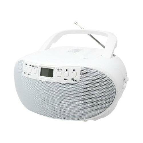 WINTECH コンパクトCDラジオ ホワイト KC-132Wの通販は