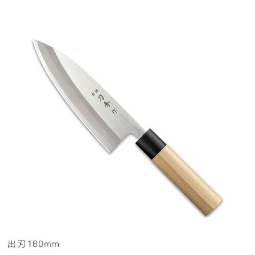 富士カトラリー 出刃 左利き用 180mm 日本製 モリブデンバナジウム鋼 片刃 荒捌き 魚の頭を落とすなど、骨ごと叩き切る使い方にも対応 刀秀作 モリブデンバナジウム鋼和庖丁 FC-372の通販は