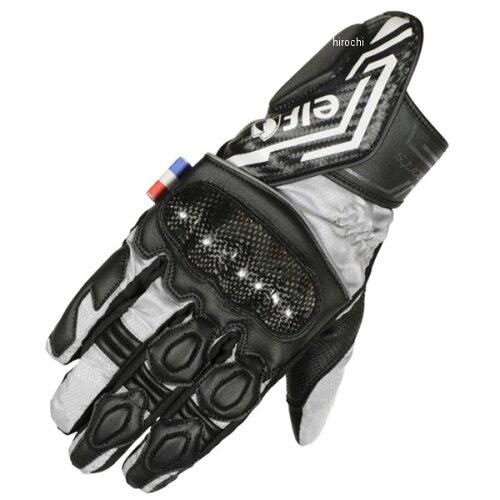 エルフ(elf) バイク グローブ ビアッジオグローブ シルバー Lサイズ EG-A510