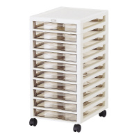 e-discount アプロス浅型10段 アイボリー 443675 1個の通販は