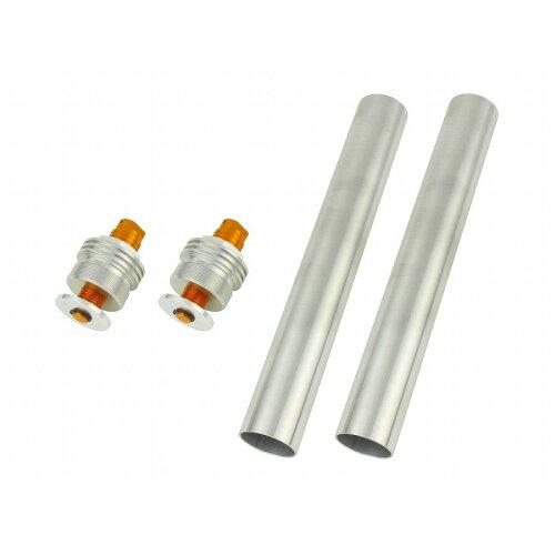 POSH Faith ポッシュフェイス ポッシュ(POSH) イニシャルアジャスター タイプ2 エアーバルブ無し シルバー/ゴールド NINJA250 NINJA400 2018年〜 135066-04