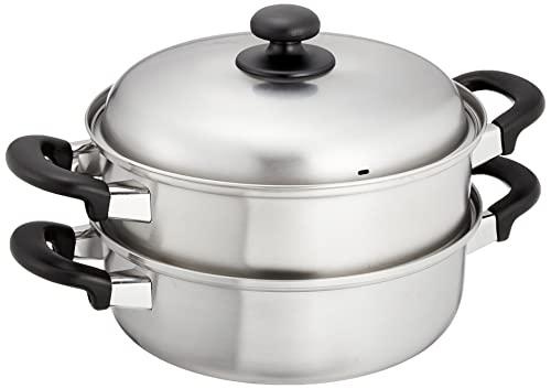 和平フレイズ 燕三条 二段蒸し器 24cm 蓋付 ステンレス IH・ガス対応 燕三(えんぞう) EM-017