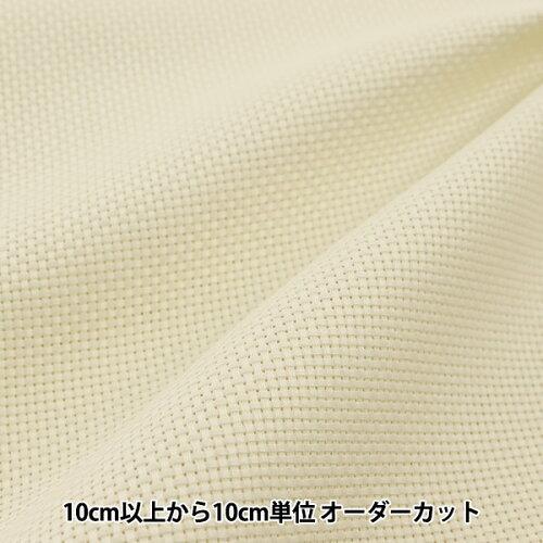 LECIEN (ルシアン) COSMO(コスモ)刺しゅう布 ジャバクロス 55 反物 (オフホワイト) (3910-9)【入数:50】