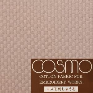 LECIEN (ルシアン) COSMO(コスモ)刺しゅう布 綿オックスフォード 反物 (アイボリー) (8035-9)【入数:50】