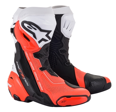 アルパインスターズ 【必ず購入前に仕様をご確認下さい】SUPERTECH-R V2 VENTED BOOT [124 BLACK WHITE RED FLUO] 39