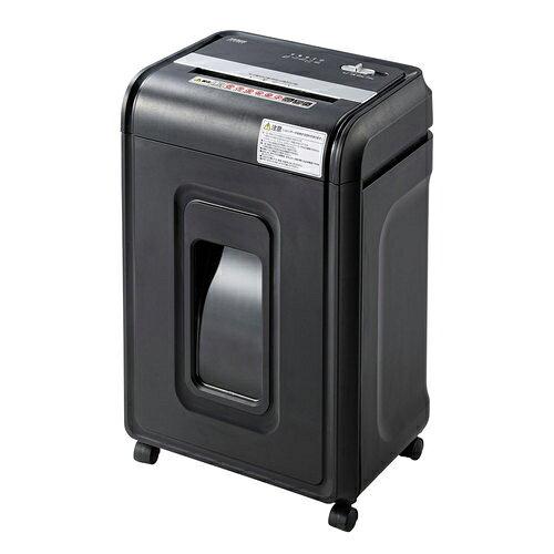 SANWASUPPLY サンワサプライ PSD-C6018 電動シュレッダー(ミニクロスカット・60分連続細断) クロスカット 最大幅:A4 11枚〜50枚 21L〜30L CD/ホッチキス可 ブラックの通販は
