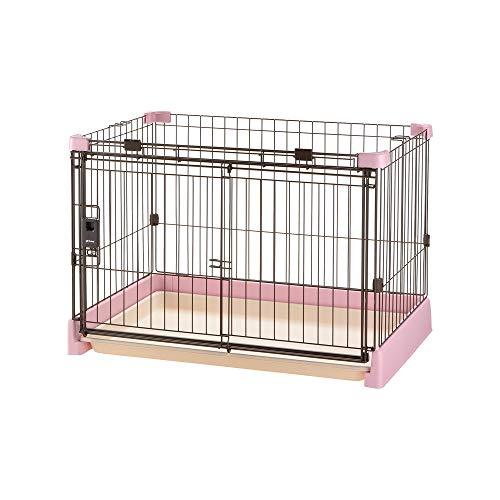 リッチェル 第一営業部 リッチェル もっとお掃除簡単ペット サークル 90-60 ライトピンク(LP)-156160