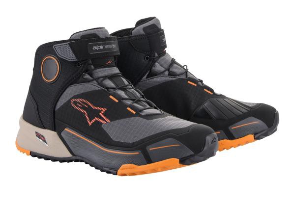 alpinestars(アルパインスターズ) バイクシューズ 1284 BLACK LIGHT BROWN ORANGE US 9/26.5cm CR-X DRYSTARライディングシューズ 261182