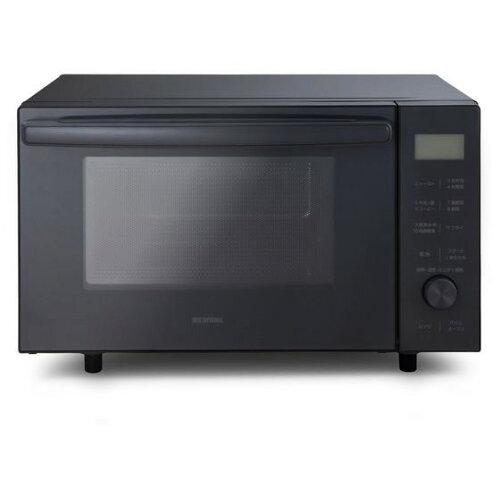 IRISOHYAMA アイリスオーヤマ アイリスオーヤマ オーブンレンジ 18L フラットテーブル ヘルツフリー 全国対応 時短ブースト レンジ〜600W オーブン〜250°C 自動メニュー11種 トースト 1年メーカー保証 アッシュ MO-F1809