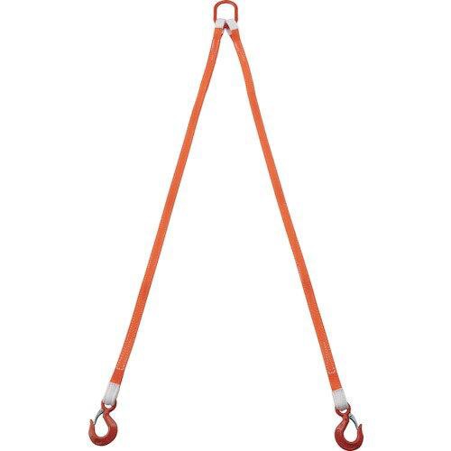 TRUSCO トラスコ中山 TRUSCO 2本吊ベルトスリングセット 25mm幅X1.5m 吊り角度60°時荷重0.86t(最大使用荷重1t) (G252P15 3100)の通販は 10,627円